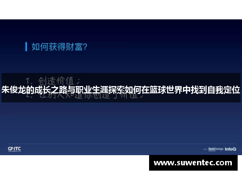 朱俊龙的成长之路与职业生涯探索如何在篮球世界中找到自我定位