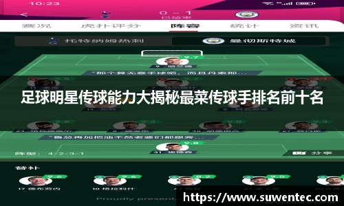 足球明星传球能力大揭秘最菜传球手排名前十名